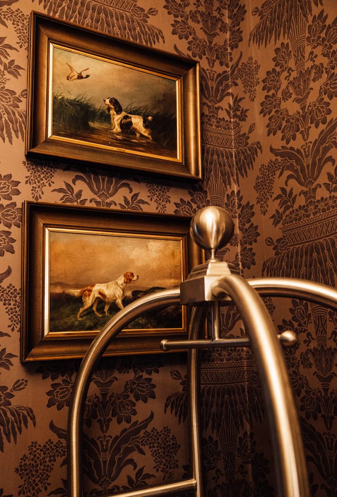 Pennyhill hotel dog paintings