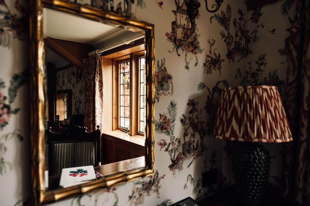 Pennyhill hotel room mirror